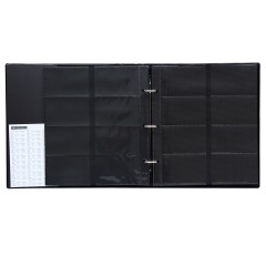 得力 5797活页名片册 deli名片本 名片夹 480袋 PVC材质