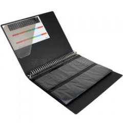 得力 5786名片册 名片本 名片夹 可放500张大容量名片本