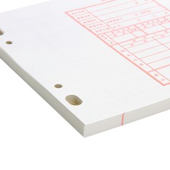 得力 3455三栏分类账本（蓝）100页16K账册活页账簿财务用品