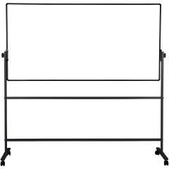 得力 双面支架白板得力7884大白板90*180cm可移动会议办公教学展示