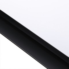 得力 7883 加厚型支架h型可移动可翻转双面磁性白板90*150cm