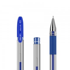 得力 S55中性笔0.5mm半针管 经典办公水笔签字笔 12支/盒