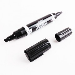 得力 S555大双头记号笔 防水物流大头笔粗头勾线笔 10支/盒