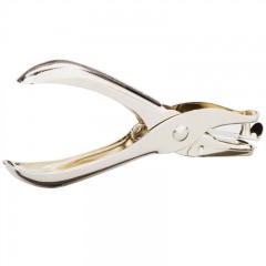 得力 0114手握式打孔机 6mm全金属单孔打孔器打洞器办公用品