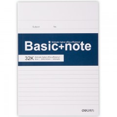 得力 7952 7956 7957 7958 7959无线胶装本 32K办公软面抄