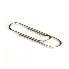 得力 回形针0050大号加厚电镀金属曲别针资料收纳归档 100枚/盒