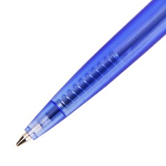 得力 6506自动圆珠笔按动型蓝色油性笔0.7mm自动笔办公用品圓珠筆