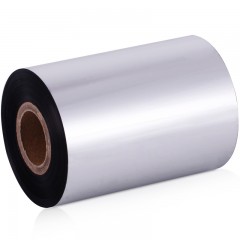 得力 81553 混合基碳带90mm*300m条码打印机标签色带热转印产品吊牌不干胶铜板纸打印耗材9厘米宽黑色碳带