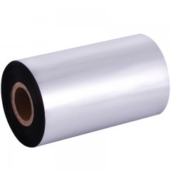 得力 81552 混合基碳带110mm*300m铜版纸标签打印纸色带条码吊牌信息碳带卷筒装TSC碳带芯