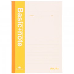 得力 7650笔记本会议记事本30页 无线装订软抄记事本