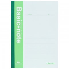 得力 7650笔记本会议记事本30页 无线装订软抄记事本