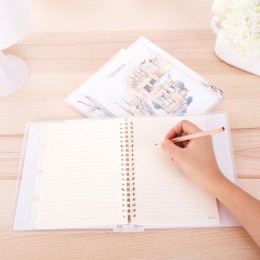 得力 B5活页本 创意简约学生A5可替芯笔记本记事本日记本学生文具