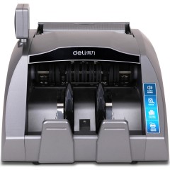 得力 银行专用点钞机 B类验钞机 智能USB升级双屏验钞机 3910A