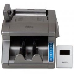 得力 3916便携验钞机 智能语音 B类点钞机 三屏显示支持检2015新币