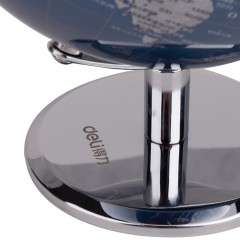 得力 地球仪 13CM 金属漆印刷不锈钢支架防滑设计加厚2160