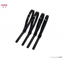 春和 重复使用可松式扎带尼龙可退式扎带活扣扎带塑料封条 黑色8*200MM