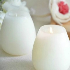 国产 外贸出口防风蜡烛 浪漫创意粉色玫瑰香薰露营无烟蜡烛灯