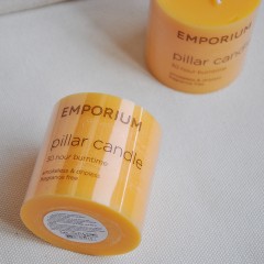 国产 欧式圆柱大蜡烛 香薰熏香无烟助眠静心安神洋甘菊