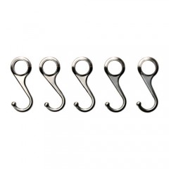 芬托 挂钩 5件 7厘米  厨房浴室挂杆钩子