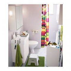 伯蒙 浴室防滑凳 白色 蓝色 儿童凳脚凳