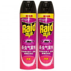 雷达 杀虫剂气雾剂清香型600mlx2瓶驱蚊驱虫灭蚊蚂蚁蟑螂喷雾