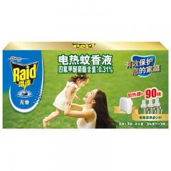 雷达 电热蚊香液无线器+6瓶液无香可用180晚宝宝儿童系列驱蚊香液