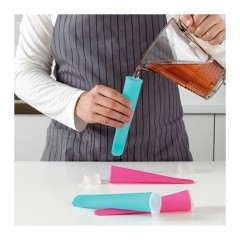 乌帕 制棒冰盒4件 硅胶冰棒制冰冰格冰棍