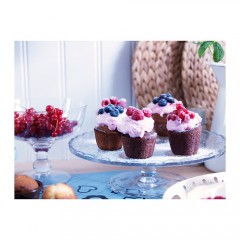 阿尔弗 布洛劳 带盖上菜架, 透明玻璃