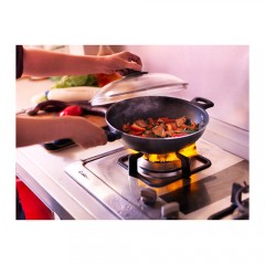 斯帝卡 带盖中式炒菜锅