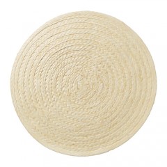 斯路坦 餐垫 棕榈叶天然圆形隔热桌垫防滑锅垫