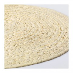 斯路坦 餐垫 棕榈叶天然圆形隔热桌垫防滑锅垫