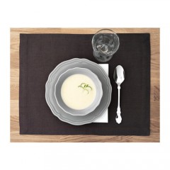 麦克纳德 餐垫 纯色布艺亚麻桌垫碗垫隔热西餐