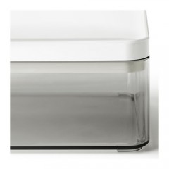 布鲁格隆德 储物盒 3件套 透明灰色浴室储物盒