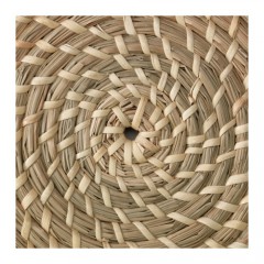 弗莱肯 附盖储物盒3件 海草编织浴室首饰化妆品