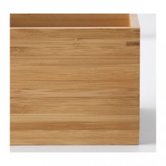 德里根储物盒 天然竹子浴室卧室化妆品首饰发夹