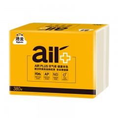 洁云 本色平板纸380张6包整箱批发家用刀切纸卫生手纸原色厕所草纸