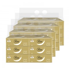 洁云 原木浆婴儿抽纸家用批发整箱餐巾纸抽取式卫生面巾纸3层24包