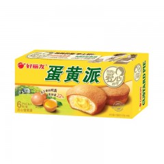 好丽友 蛋黄派6枚138g休闲零食糕点小吃早餐下午茶