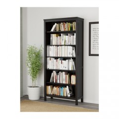 汉尼斯书架  实心松木书架 搁架储物柜 简约书柜