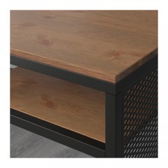 耶伯 笔记本电脑桌 田园脚轮实木书桌笔记本桌床头