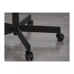 米博格 转椅 黑色 皮革电脑椅职员椅办公椅文员椅