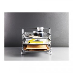 多库门 成套信盘 三层文件盘文件架资料架杂志架