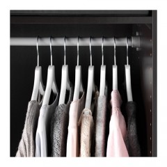 布梅朗 衣架8件 实木衣柜服装店西装礼服裙