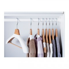 布梅朗 衣架8件 实木衣柜服装店西装礼服裙