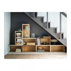 鲁哈斯 平织地毯 自然色天然田园黄麻编织