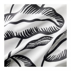 阿西利 窗帘，2幅, 白色, 黑色