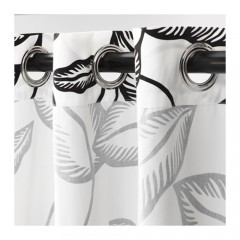 阿西利 窗帘，2幅, 白色, 黑色