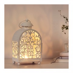 古特格拉 金属杯蜡烛灯 蕾丝铁艺吊灯香薰灯宫灯