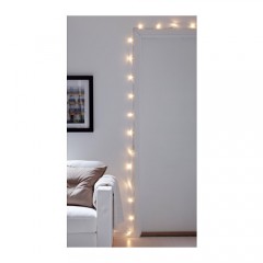 萨黛 LED灯串 透明 电池操作, 室内