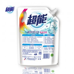 超能洗衣液植翠低泡机洗手洗1kg*2袋装薰衣草香型